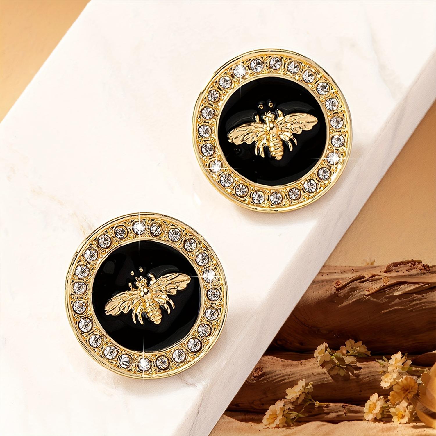 Серьги-пчелы One size