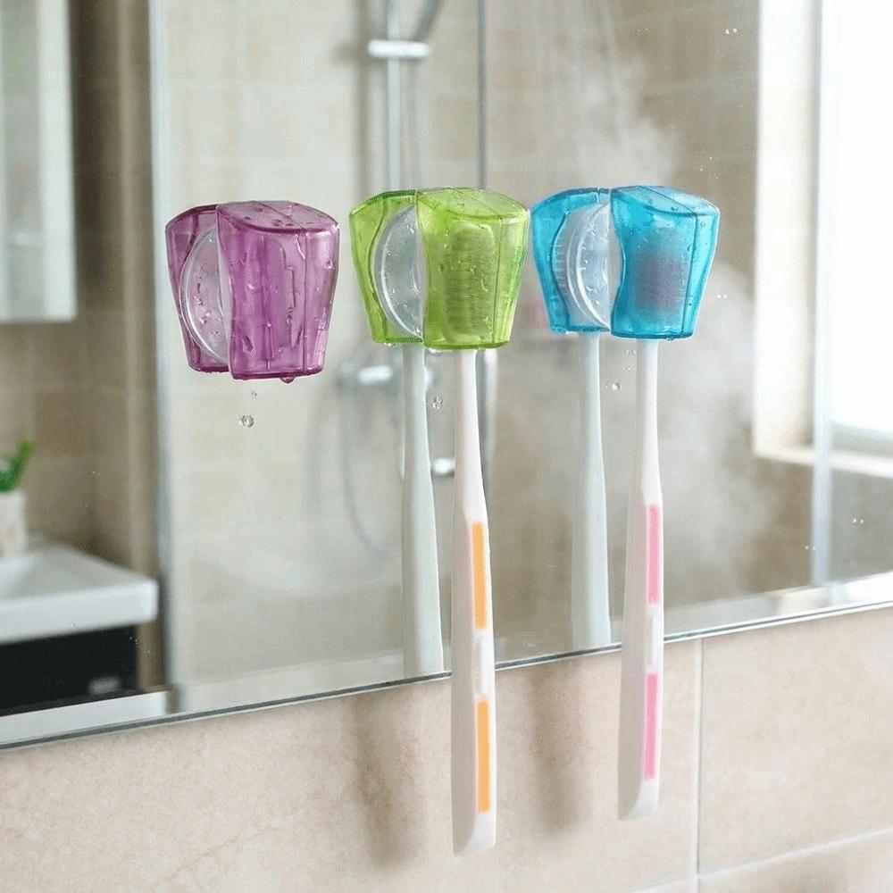 3PCS Dust-proof Toothbrush Head Covers Portable Toothbrush Cover Dust Protective Cover Home