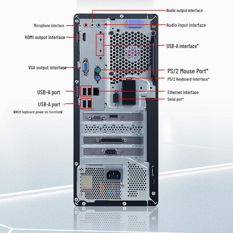 Lenovo Qitian M760 i5-13400 Commercial Desktop PC (CN version)
