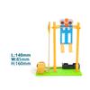 DIY Electric Horizontal Bar Robot Kids Science Discovery Toys Education Physics Experiment Kit School Project Art Craft Toy