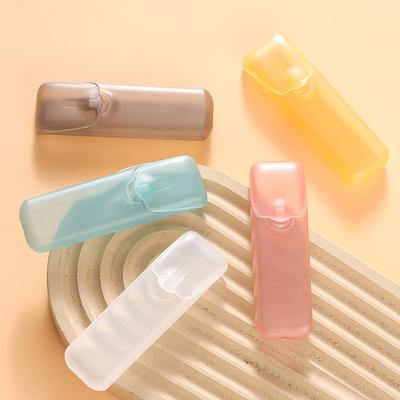 Mini Storage Box Travel Portable Transparent Toothpick Cotton Swab Box For Outdoor Travel Kitchen Restaurant Supplies
