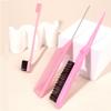 5pcs/set Hair Brush and Braid Set Tear Comb Brush Edge Brush Pointed Tail Comb Hair Braiding Styling Tool Hair Dyeing Comb Set