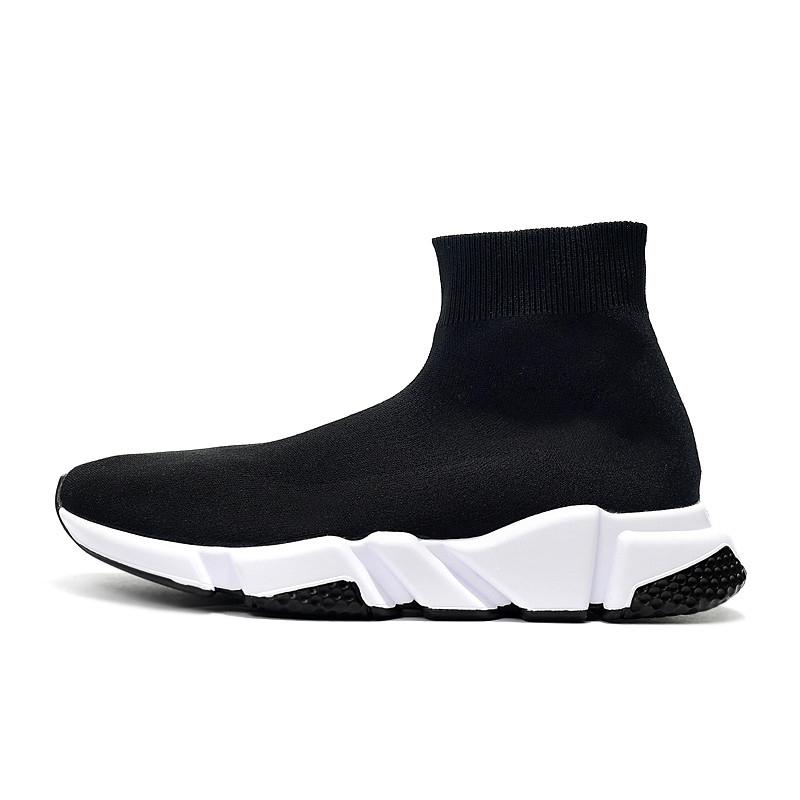 black trainer sock boots