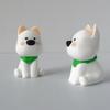 Cartoon White Puppy Toy Statue 3D Printing Toys Creative Desktop Decorative Ornaments Children Toys Cute Pet Puppy Crafts