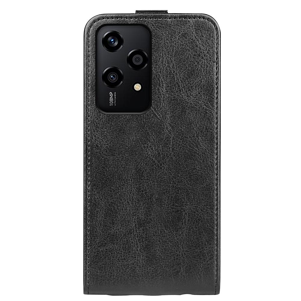 Vertical Flip Case for Honor 200 Lite Crazy Horse Texture PU Leather Phone Cover