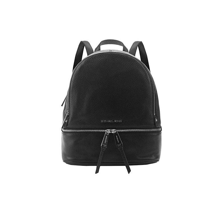 

Michael Kors Rhea Zip Solid Color Minimalist Leather Backpack Women backpack Black 30S5SEZB1L-BLACK Basic Set (Bag+Dust Bag)