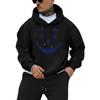 New European, American Autumn and Winter Smiley Face Printed Hoodie Sweater Men's Long-sleeved Sweater