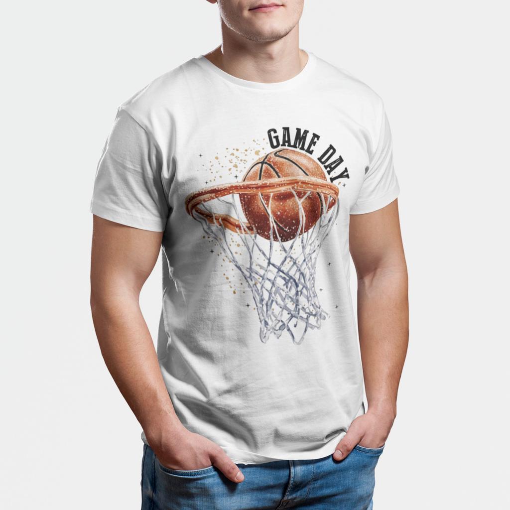 Game Day Basketball T-Shirt Sports Graphic Hoop Tee Unisex