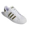 adidas Superstar White Focus Olive Unisex-Sneaker Cloud-White HP5501