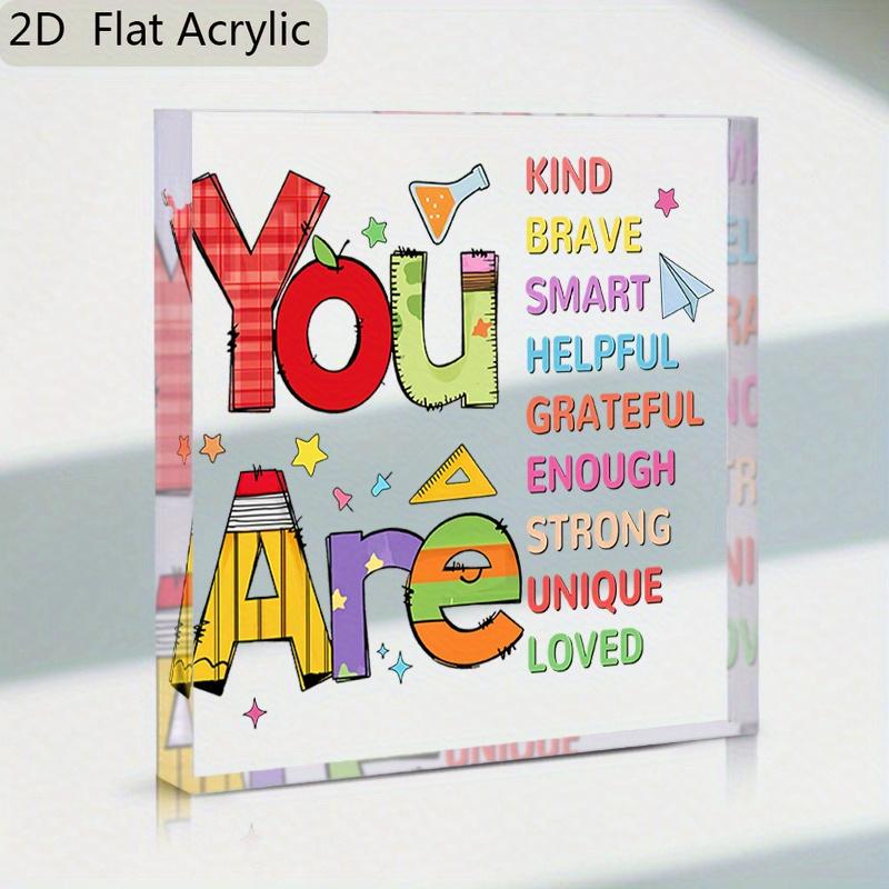 

2D Flat Acrylic Thanksgiving Decoration, Indoor and Outdoor Decoration - No Battery/electricity Required, Free Day Decoration, Shop Decoration, Dur 10*10CM