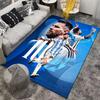 Soccer Star Designed floor mat, suitable as a non-slip mat for the living room or bedroom sofa