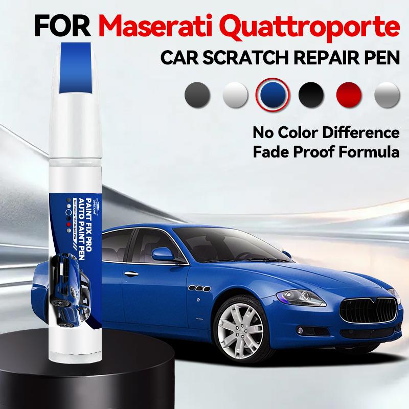 Vehicle for Exclusive Use Car Paint Repair Pen Accessories For 1963-2023 Maserati Quattroporte Bianco 268A Blu Passione 426B Red