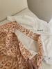 Women's Spring/Summer Printed Leopard Low-Rise Ultra-Short Skirt with Built-in Underwear