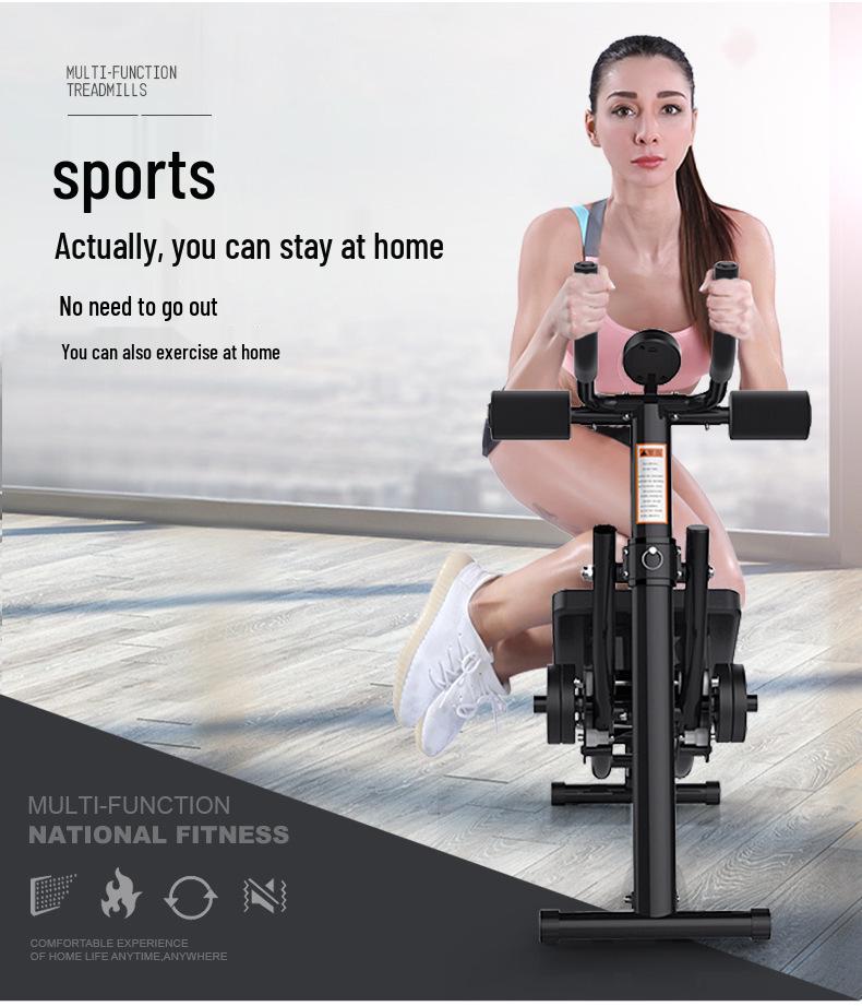 Folding Abdominal Roller Coaster: Home Waist & Ab Muscle Trainer