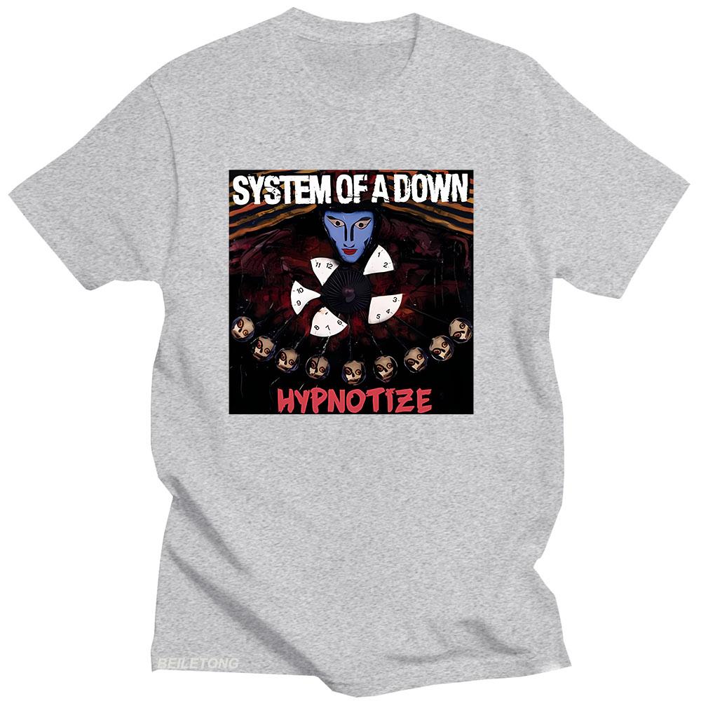 System of A Down T Shirt Short Sleeve Vintage Fashion Aesthetic Tee-shirt Summer O-neck Cotton Tshirt Ropa Mujer Comic Clothing