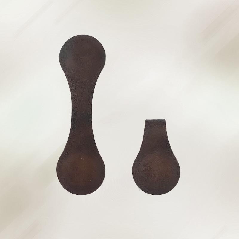 Crazy Horse Leather Double-Sided Magnetic Bookmark Clip