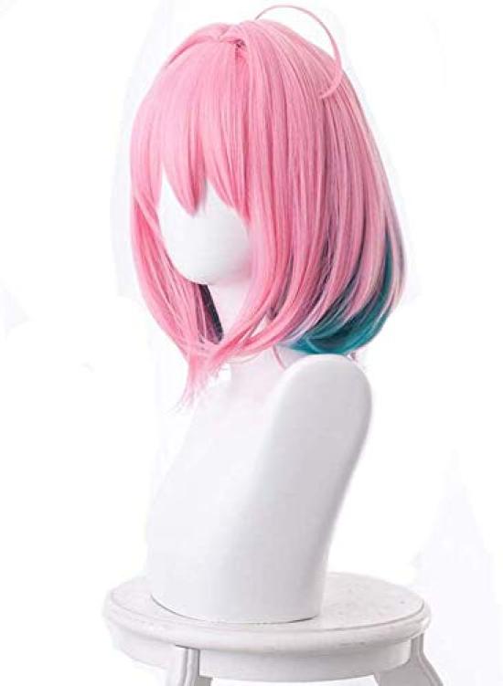 Eileen Yumemi Riamu Cosplay Wig for Idolmaster Cinderella Girls Starlight Disguise Anime School Festival Includes Net Wig, Stage, Heat-Resistant Wig,