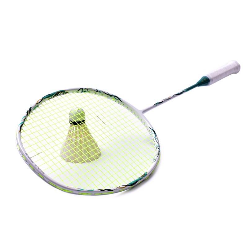 Ultra-Light Carbon Badminton Racket Adults 75-79g Full Frame Pre-Strung 24LBS G5 Grip Intermediate To Advanced Players