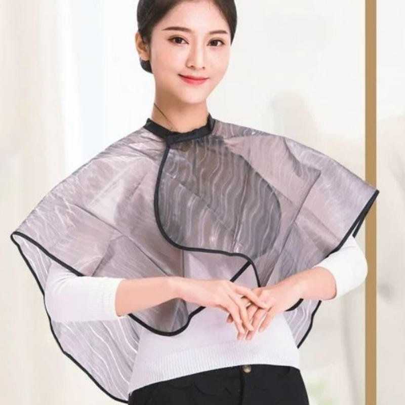 Salon Professional Large Textured Clear Waterproof Hair Coloring Cape For Hair Treatment Perm Styling And Protective Barrier Against Stains For Salon