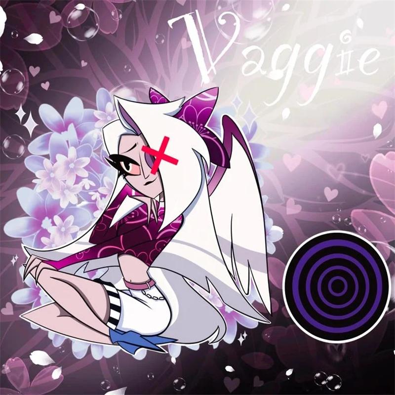 Hazbin Hotel Angel Dust Vaggie Husk Vox Adam Valentino Alastor Custom Acrylic Stand Desktop Ornament Festival Gift