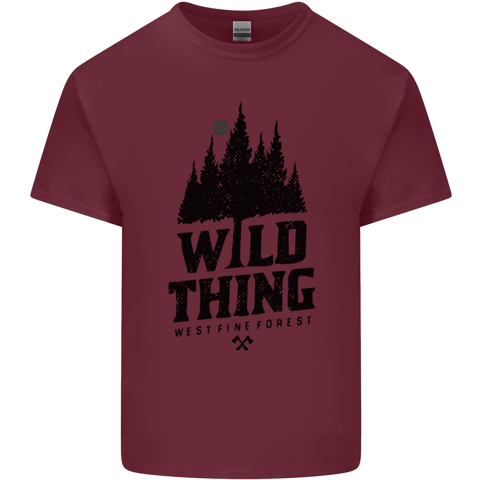 Hiking Wild Thing Camping Rambling Outdoors Unisexs Light Cotton TShirt S
