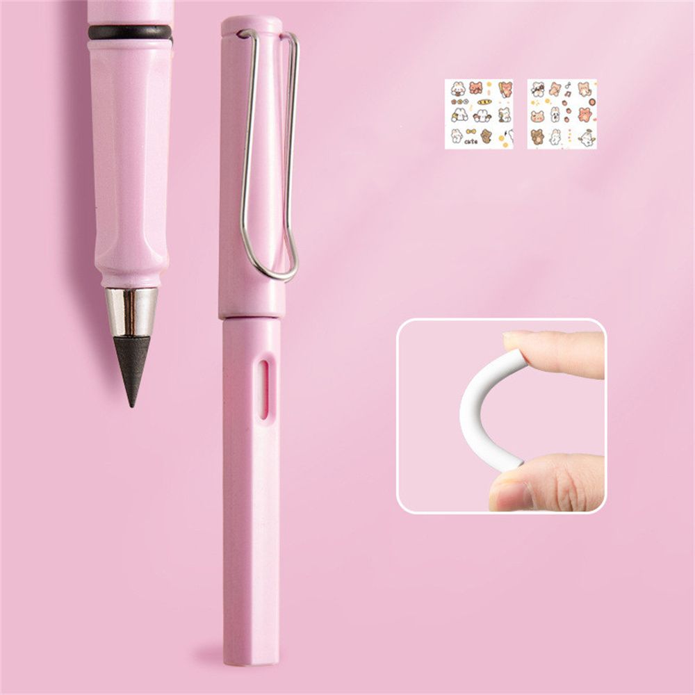 Эскиз 0,5 мм студенческий многоразовый вечный карандаш механический карандаш неограниченный карандаш вечный карандаш pink1