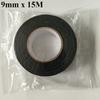 Black Color 1Roll Width 9/19/25MM Length 15M Wiring Harness Tape Strong Adhesive Cloth Fabric Flame Retardant Tape For Looms Car