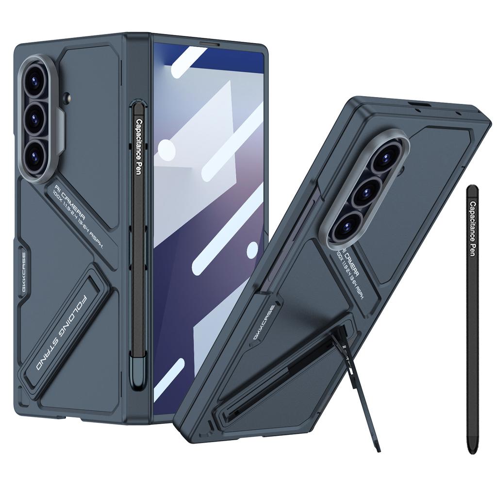 Samsung ZFold7 Mobile Phone Case High End Bracket Ultra Thin Rotating Shaft Pen Slot with Pen Shell Film Full Include Anti Fall Hard Shell