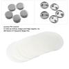 200PCS Badge Transparent Badge Film Premium PET Curcle Badge Protective Film Light Portable Badge Button Film Round Badge Button