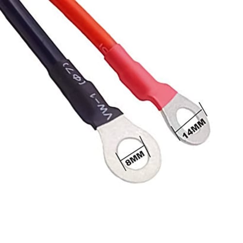 FLY RC EC5 To O-Ring Terminal, 10AWG EC5 Female Plug Connector Cable for RC ESC Charger Power Supply - 50cm