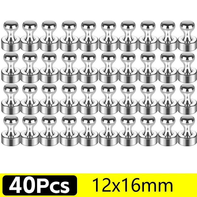 Multifunctional Metal Strong Magnetic Pushpins Magnets Whiteboard Fridge Thumbtack Magnet Push Pins for Office School Home
