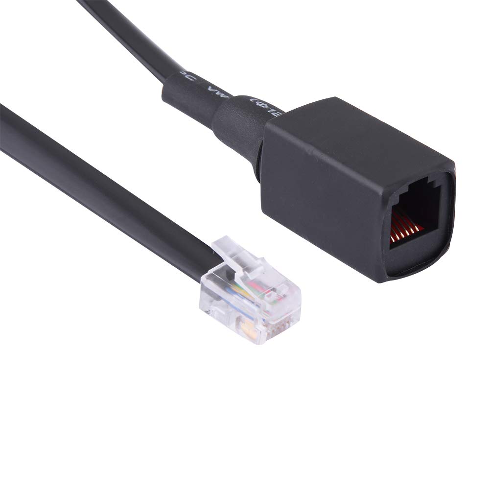 Durable 6-Pin Detachable Handheld Microphone Extension Cable for Yaesu Walkie-Talkies, 155cm Long