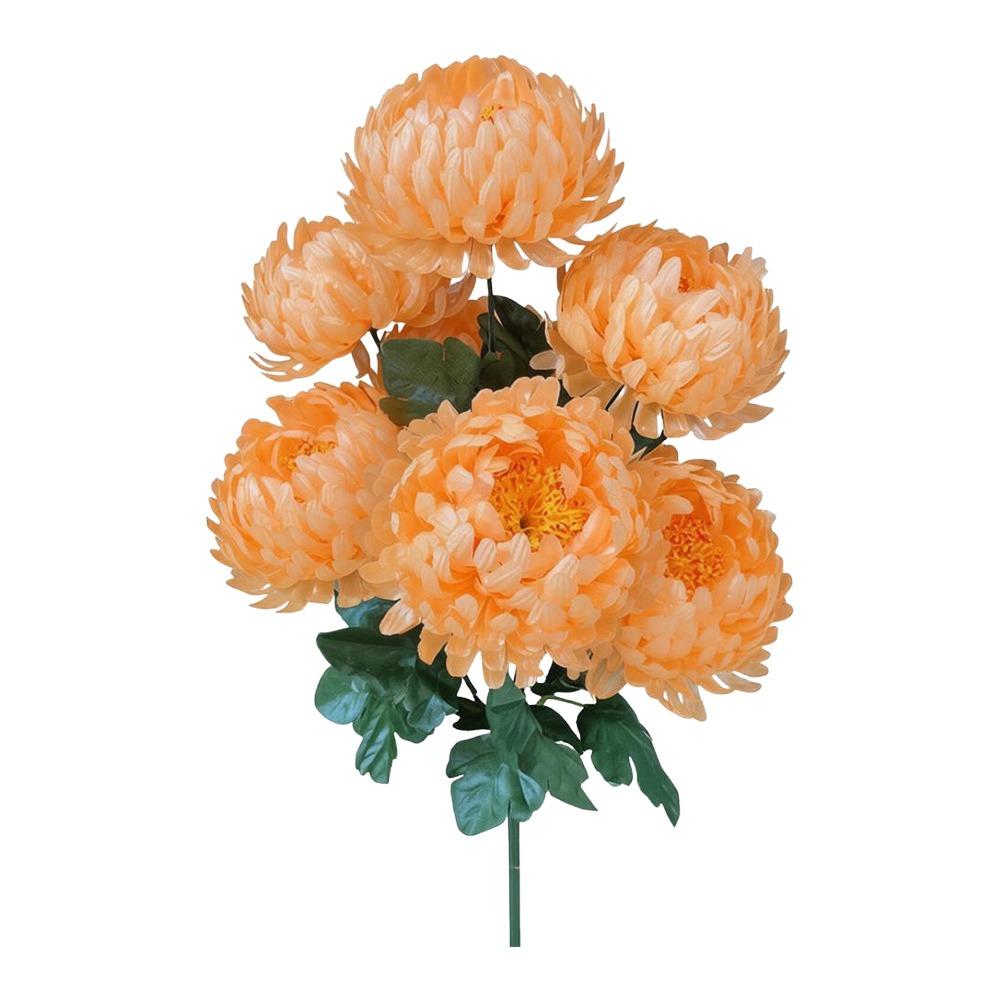 7Head Artificial Flower DIY Flower Fake Flowers Fashion Chrysanthemum Bouquet  Photography Props светло-розовый
