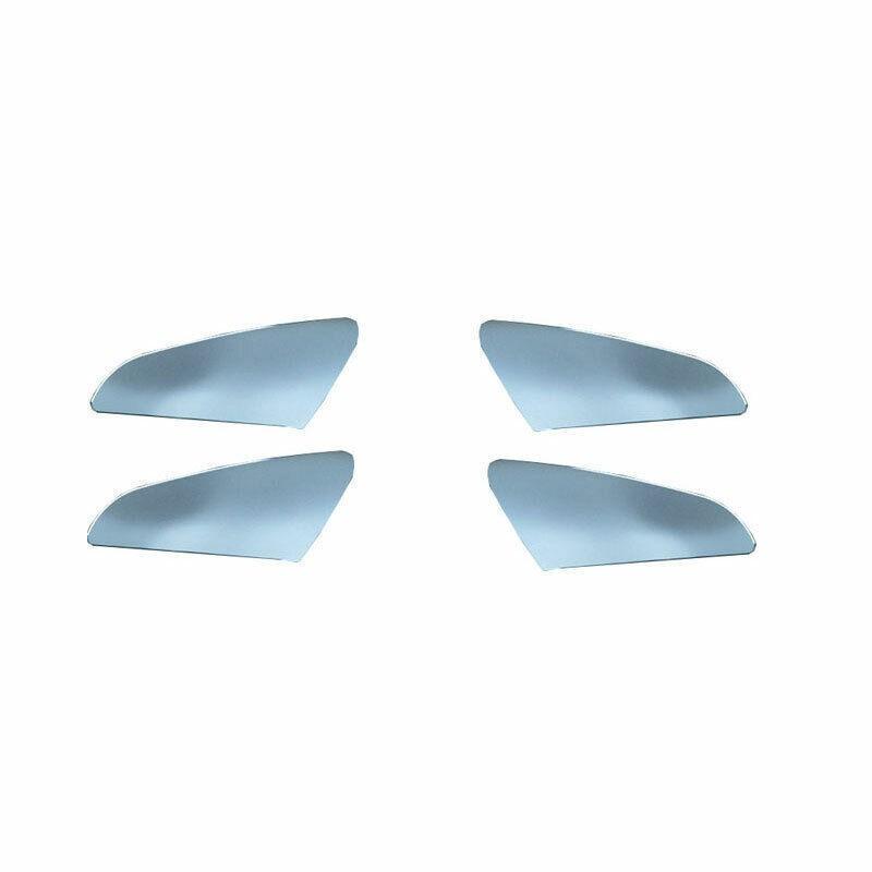For Porsche Panamera 2010-2016 Silver Aluminium Inner Door Bowl Cover Trim 4PCS