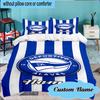 Custom Name Deportivo Fan Gear Bedding Set 3pcs, Bedding Set Including 1pc Duvet Cover And 2pcs Pillowcases for Bedroom, Dormitory Gift