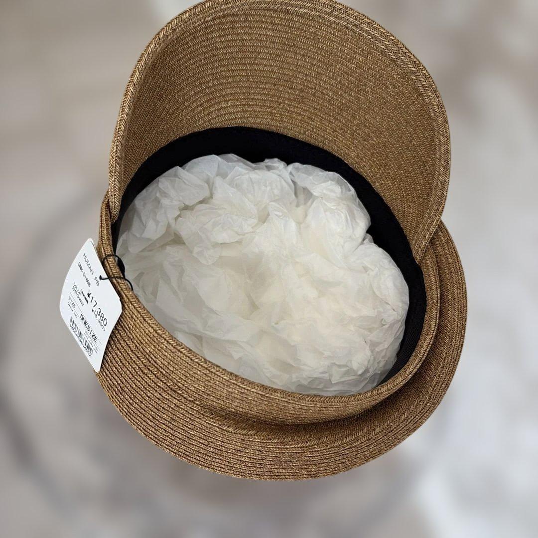 Used CA4LA straw hat casquette