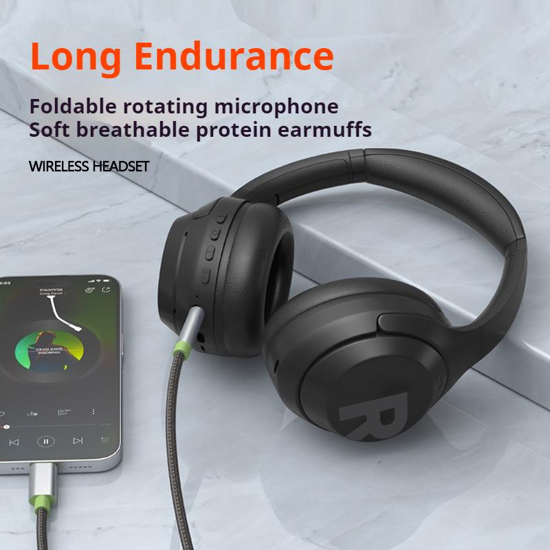 360° Stereo Surround Sound Wireless Bluetooth Headsets Foldable Headphone Sport Gaming Earphones Noise Reduction Headsets HD mic
