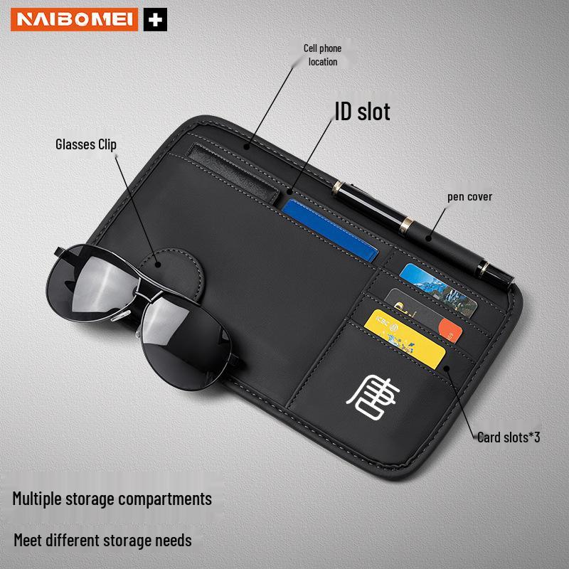 BYD Tang EV/DM/dmi Car Sun Visor Multi-Functional Glasses & Card Holder