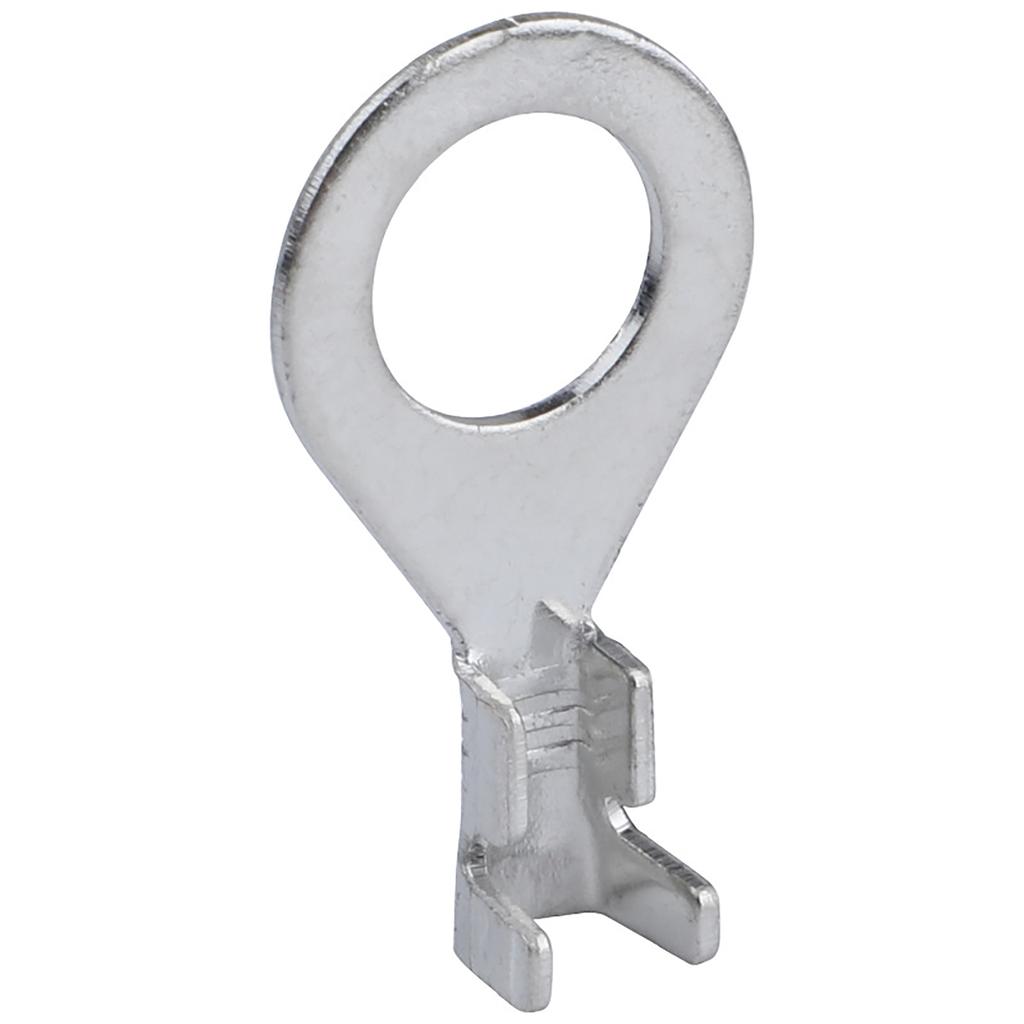 Multipurpose Pack of 100 Thickened Sturdy Brass Round Wire Terminals Connectors for Secure Electrical Connections