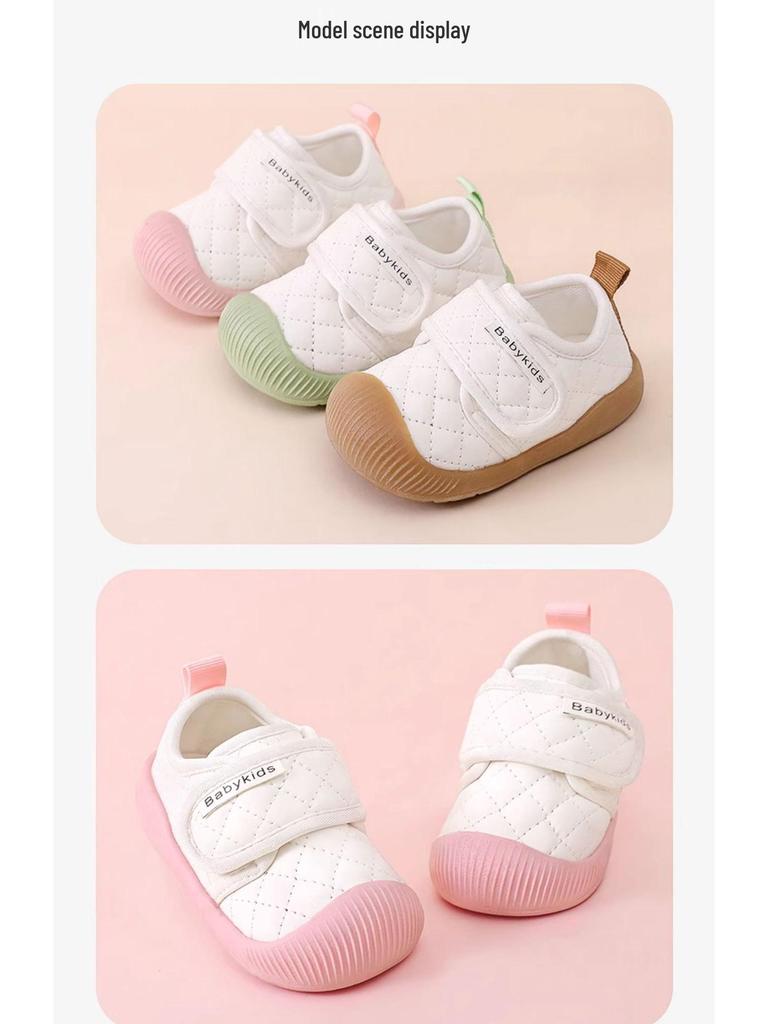 Frühjahr 2025 Weiche Sohle Kleinkinderschuhe für Jungen & Mädchen: Neuer Baby-Stil