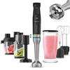 Cecotec Immersion Blender Katana 15 TotalDestroy Full B: 1500 W Double Blade System 21 Speeds