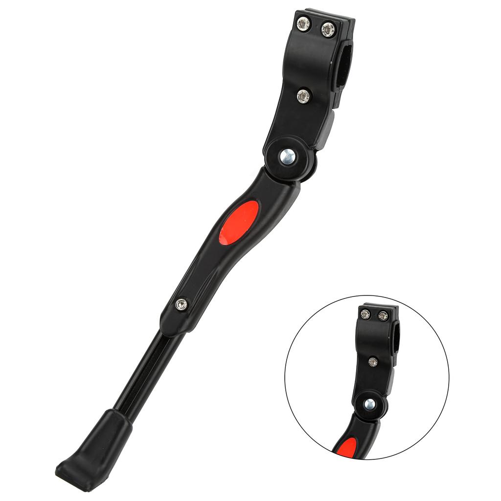 Bike Kickstand Aluminium Alloy   Wear Resisting Plastic Mat Inside Enhanced Stability   Kickstand