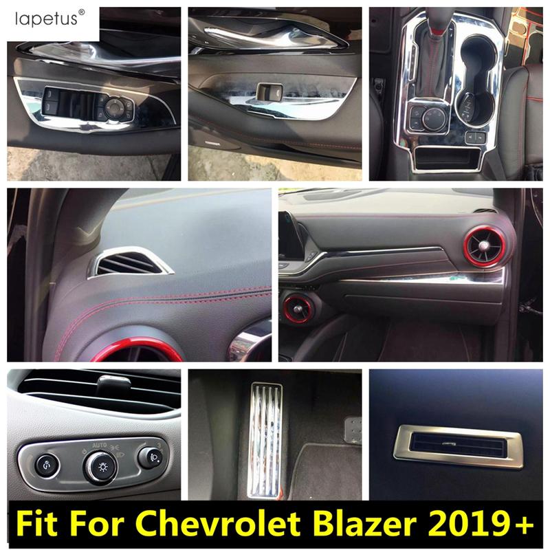 Rest Pedal / Gear Shift Panel / Head Light Lamp / Dashboard Frame Strip Cover Trim Accessories For Chevrolet Blazer -