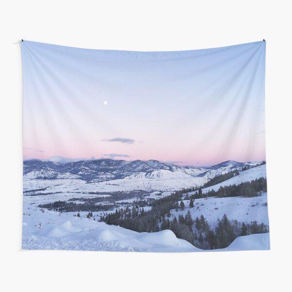 Nature Mountain Tree Tapestry Aesthetic Landscape Tapestry Green Woodland Scenery Wall Hanging for Bedroom Living Room Decor