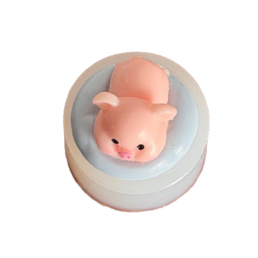 Heat Resistant Pigs Silicone Mould Creative Baking Tool Portable For Travel Craft Projects