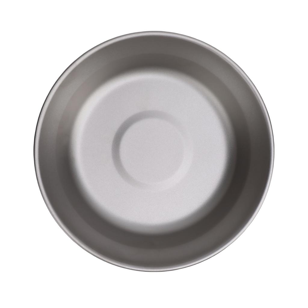 500ml Pure Ti Camping Plate Lightweight Ti Dish Cookware Outdoor Backpacking Plate for Camping Hiking Kitchen