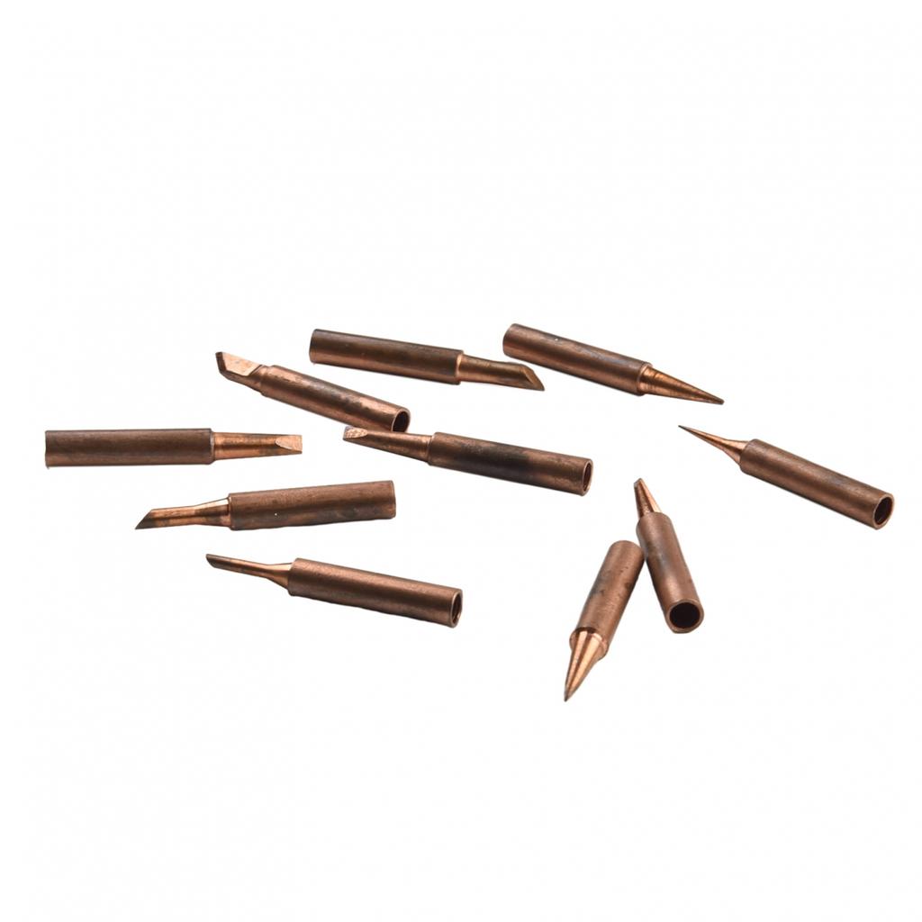 10pc/Set Soldering Tip Soldering Tip Copper Electric Iron High Quality Practical