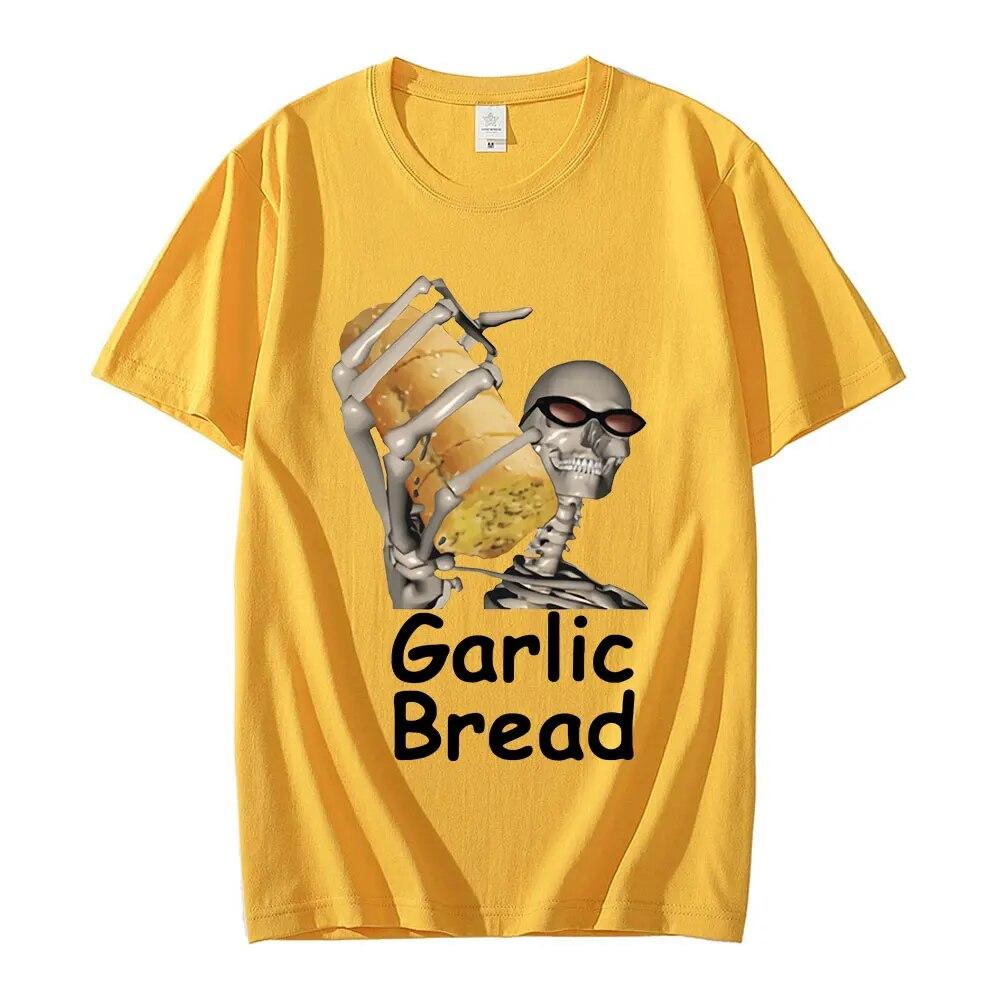 

Футболка унисекс с изображением чеснока и хлеба, винтажная футболка из 100% хлопка When Ur Mom Com HOM N Maek Hte, женские удобные свободные футболки унисекс, уличная одежда 4XL