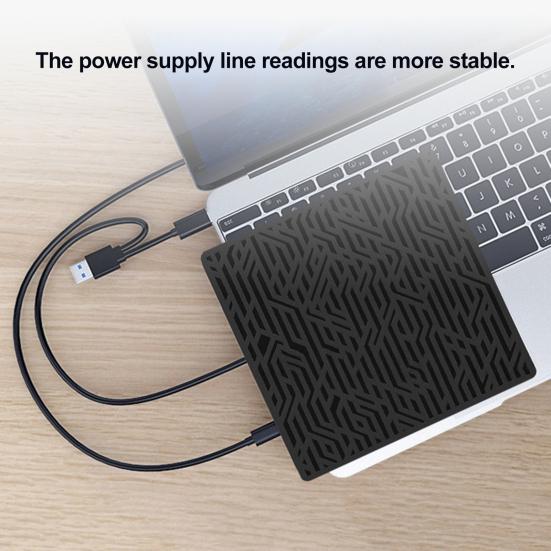 Yousheng Optical Disc Burner USB 3.0 External DVD Drive 2MB CD-ROM Player Compatible with SD/TF Card DVD Player for PC Windows Laptop Desktop