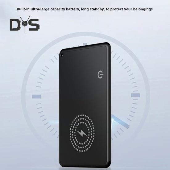 Wireless Charging Wallet Tracker Card Ultra-Thin Design Portable Bluetooth-compatible GPS Locator Waterproof Thin Item Finder
